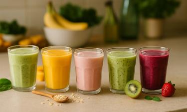 Зелёные смузи без сахара помогают сохранить молодость и здоровье кожи