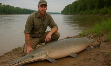 Монстр длиной 2,4 метра поднялся со дна Миссисипи: его появление стало знаком, который давно ждали