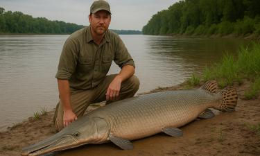 В пойме Миссисипи нашли панцирную щуку длиной 2,4 метра — исследователи