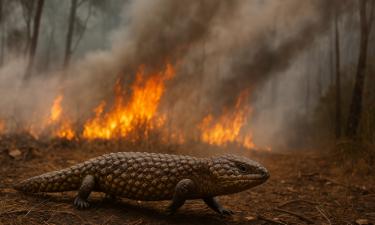 Когда природа дышит страхом: ящерицы первыми слышат запах приближающегося ада
