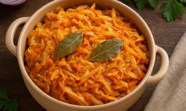 Сковорода поёт ароматами: капуста в сметанно-томатном соусе становится главным блюдом вечера