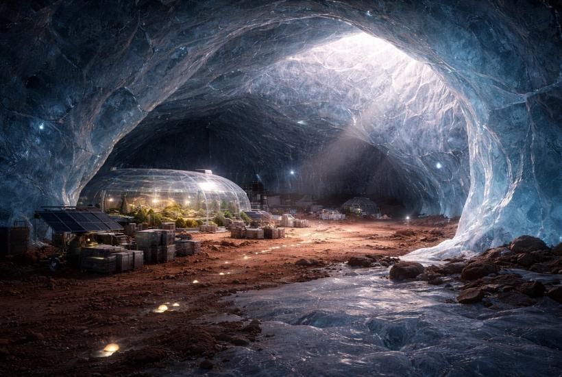 Город будущего на Марсе