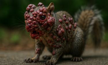 Ужас в дворах США: зомби-белки из ужастика, стали реальностью — выглядят страшнее любого кино