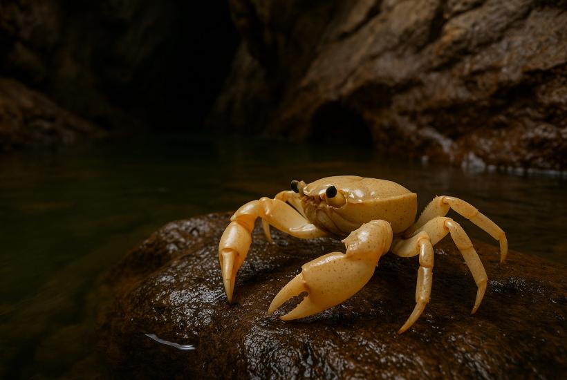 Новый пещерный вид краба в Бразилии