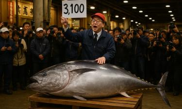 На аукционе в Японии 278-килограммового тунца продали за $3,1 млн