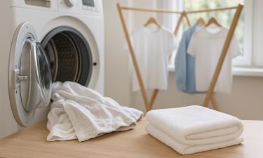 Перевешивание дверцы сушилки упрощает перекладывание белья — данные Apartmenttherapy