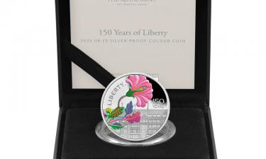 Торговый дом Liberty презентовал памятные монеты: эксклюзивный дизайн и цветное оформление за 116 фунтов стерлингов
