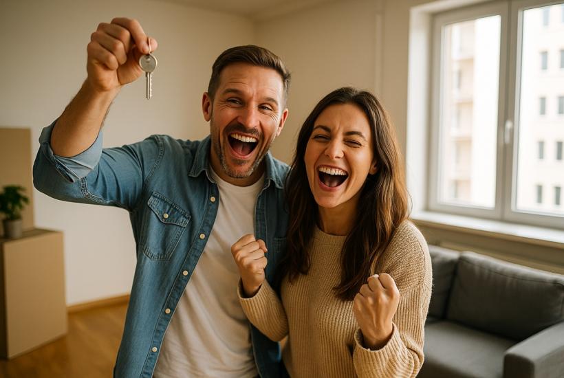 Радость от покупки квартиры
