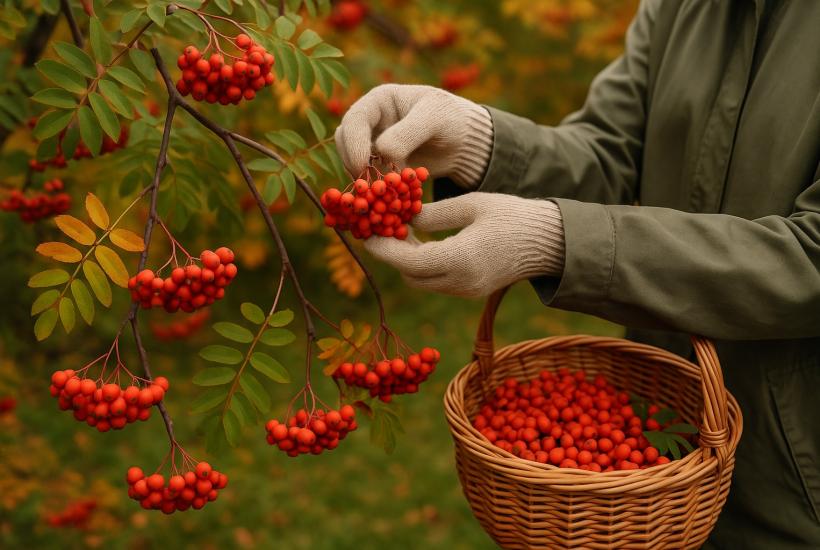 Красная рябина