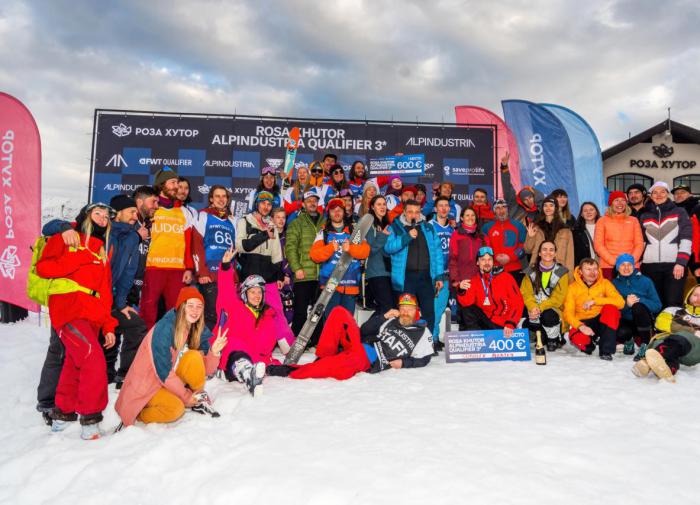 Международные соревнования по фрирайду прошли на "Роза Хутор"