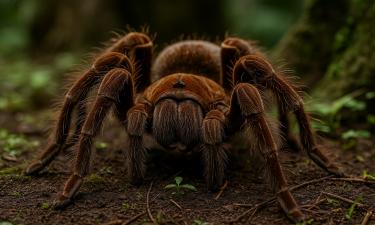 Пауки Cyclosa создают объёмные макеты для маскировки