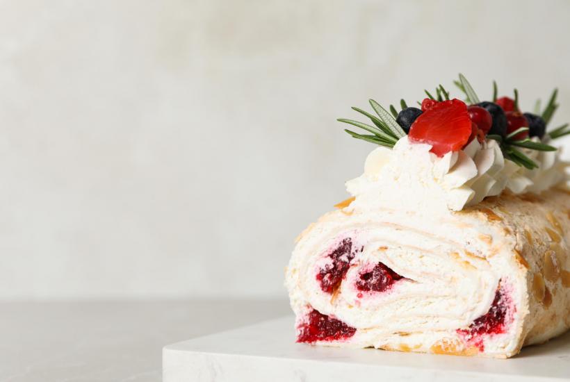 меренговый рулет