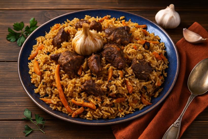 Узбекский плов с бараниной