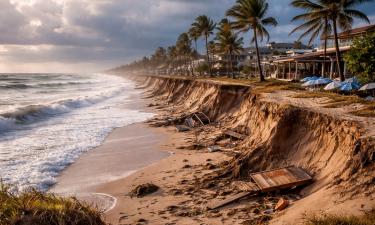 Повышение уровня моря запускает разрушение пляжей — морской биолог Дефео