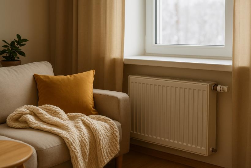 Тёплая квартира зимой