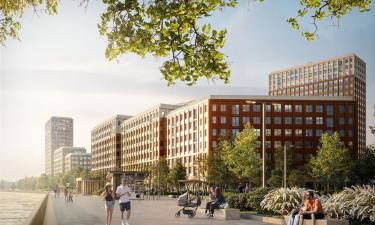 Газпромбанк предоставил 43,3 млрд рублей на строительство двух ЖК компании ФСК Регион