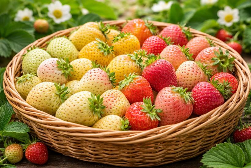 Светлоплодные сорта земляники дают меньший урожай чем красные