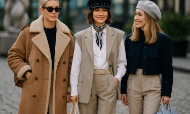 Многослойность формирует стиль зимних образов парижанок