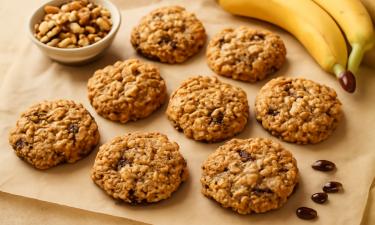 Испеките десерт из овсянки и банана за считанные минуты — кулинары