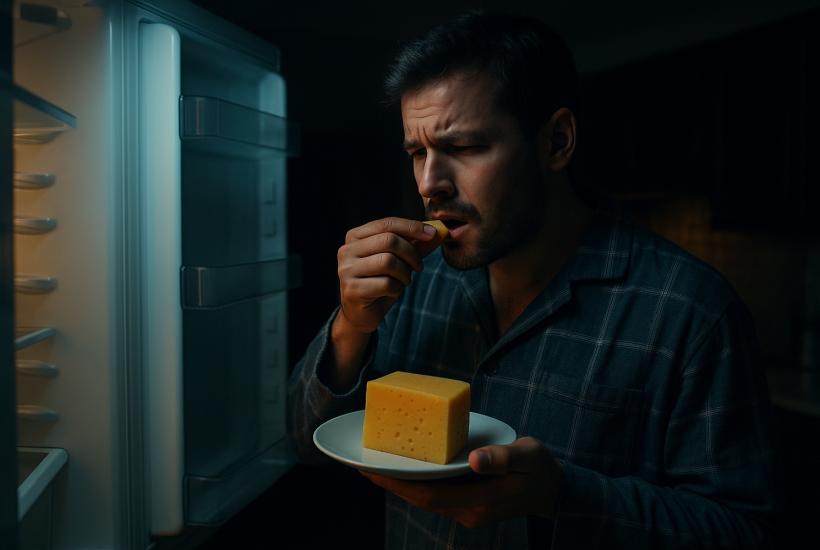 Ночной перекус сыром