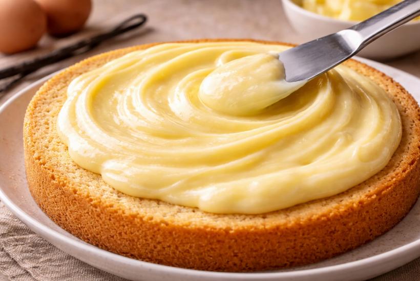 Крем на бисквитном торте