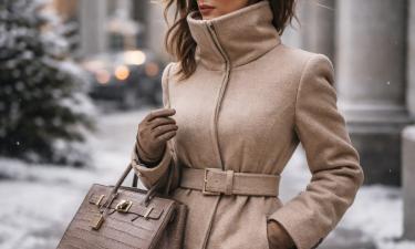 Пальто с воротником-стойкой вошли в тренды сезона 2025/26 — the Symbol