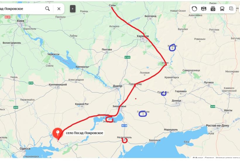 Схема возможного отвода ВСУ по Стамбулу-3