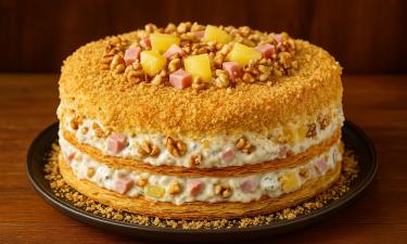 Золотистые коржи и ананасы в главной роли: закусочный Наполеон ломает стереотипы