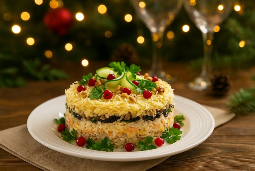 Новогодний салат 