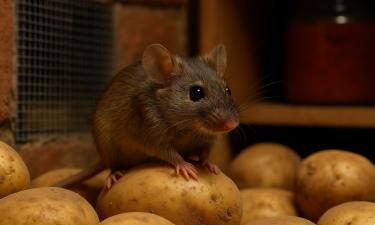 Запахи дегтя, скипидара и мяты используется против грызунов