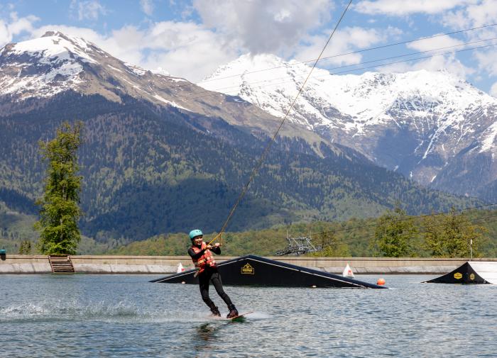 Горный Вейк-парк открылся на курорте "Роза Хутор"