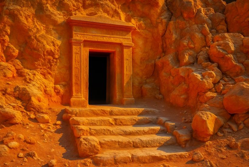 Вход в египетскую гробницу