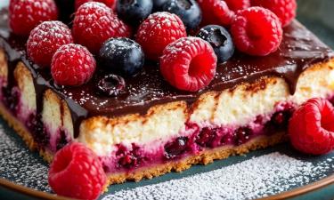 Не просто запеканка, а гораздо интереснее: этот шоколадно-творожный пирог удивит даже гурманов