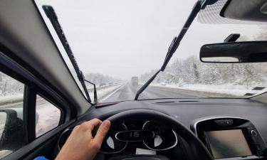 Фрикционные шины обеспечили лучший дренаж на оттепелях