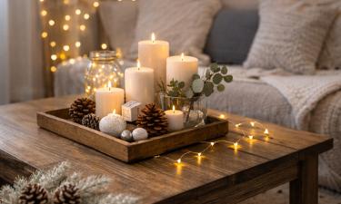 Свечи и белый декор продлевают атмосферу праздника — ouest-france