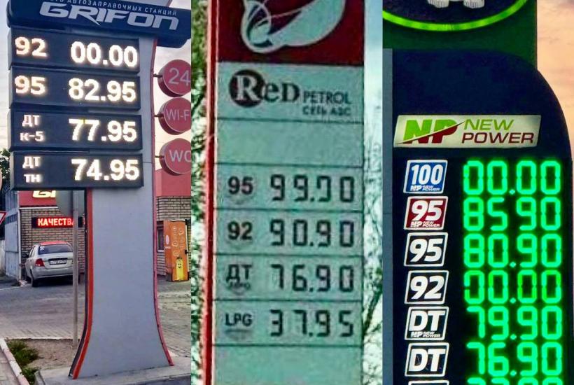 Цены на бензин в Крыму на АЗС