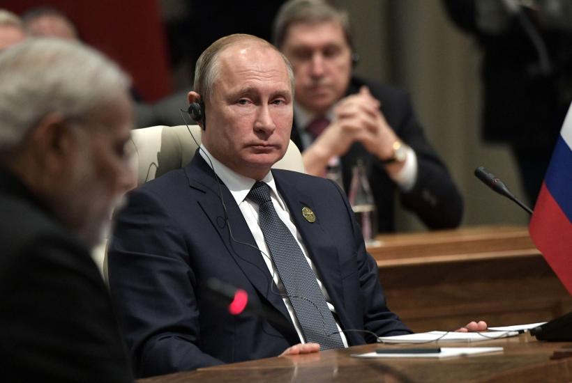 Президент Путин  на встрече лидеров БРИКС 