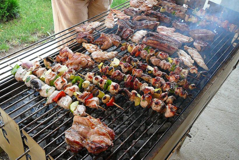 Шашлык с овощами Шашлык с овощами