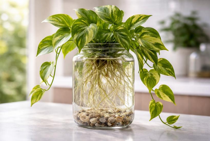 Орхидеи можно выращивать в воде с опорой из гальки