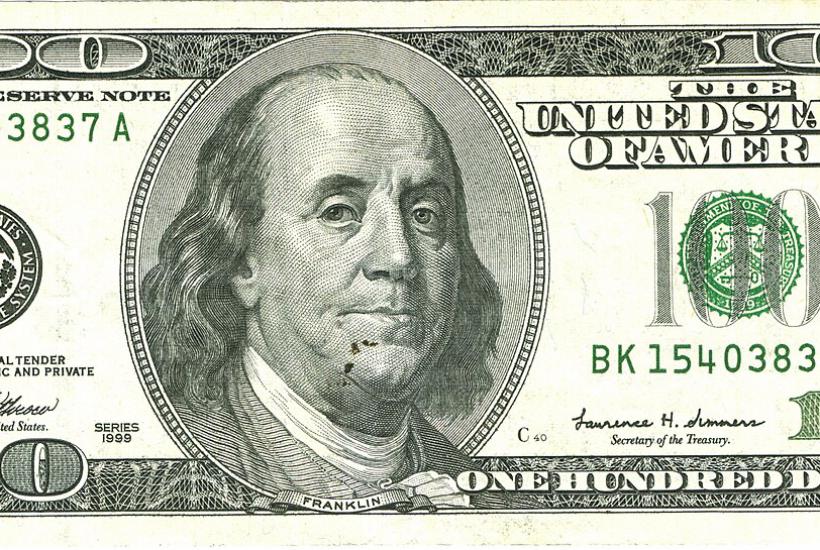 купюра, 100 долларов США купюра, 100 долларов США