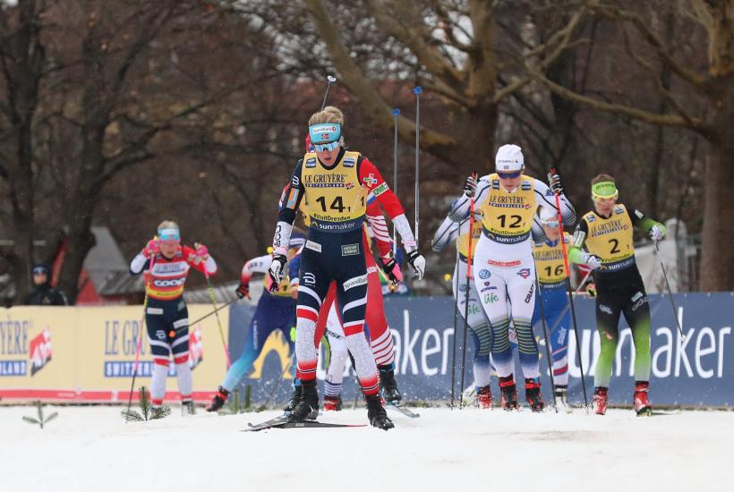 Командный спринт на лыжных гонках