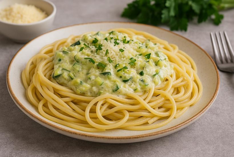 Паста с соусом из цветной капусты