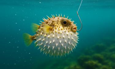 Самцы фугу строят песочные узоры для нереста