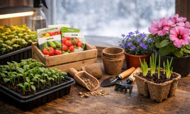 Перцы, томаты и лук-порей сеют на рассаду в январе для раннего урожая