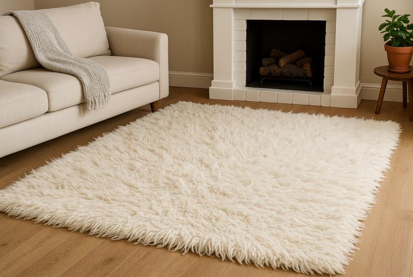 Ковер с длинным ворсом