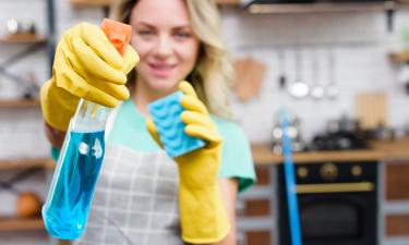 Влажная уборка не подходит для кожи, древесины и электроники