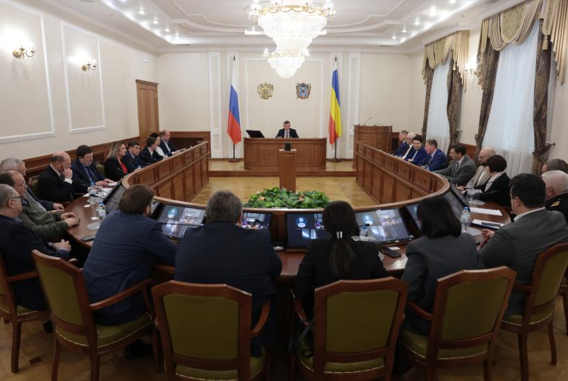 Заседание регионального градостроительного совета под председательством губернатора Юрия Слюсаря, Ростовская область