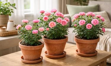 Полив горшечных роз требует контроля влажности и полного дренажа — Better H&G