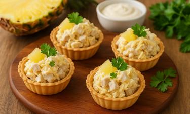 Тарталетки для новогоднего стола дома пекут из песочного теста