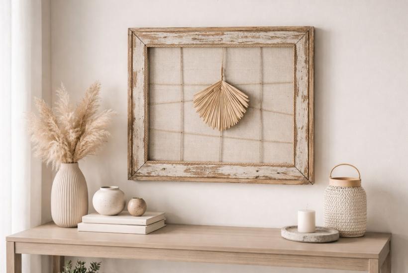 Декоративная рама в интерьере